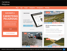 Tablet Screenshot of carreteraspeligrosas.com